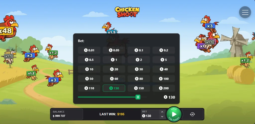 Chicken Shoot Demo Game